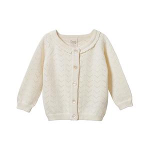 Clothing Toddler Jumpers Sweats: Nature Baby Piper Cardigan (Natural Pointelle)