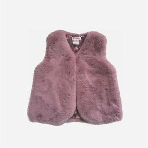 Love Henry Girls Fur Vest (Pink)