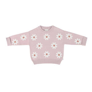 KYND Baby Jacquard Knit Jumper (Paper Daisy)
