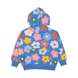 Clothing Toddler Jumpers Sweats: RYK Happy Flowers Hooded Sweatshirt