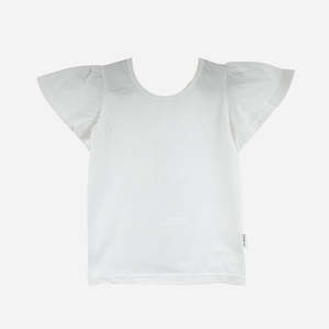 Love Henry Frill Sleeve Top (White)