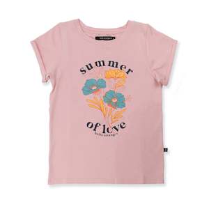 Tween Girl: Hello Stranger Sol SS Tee (Peony Pink)