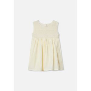 Clothing Toddler: Miann & Co Crochet Detail Sleeveless Dress (Lemon)