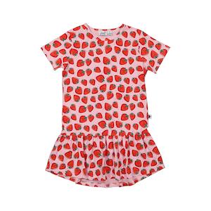 Clothing Toddler Dresses Skirts: Radicool Kids Strawberry Crush Frill Dress