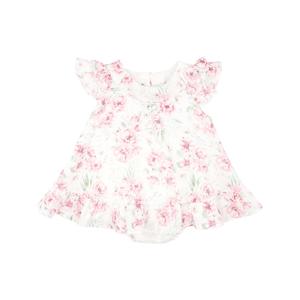 Clothing Toddler Dresses Skirts: Bebe Evie Print Overlay Dress