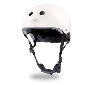 Kinderfeets Toddler Helmet (White Matte)