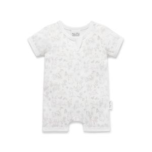 Aster Oak: A&O Cute Creatures Zip Romper