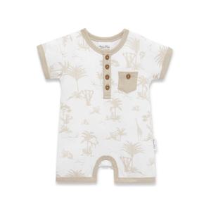Aster Oak: A&O Jungle Henley Romper