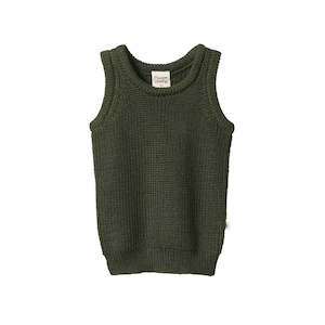 Clothing Toddler Merino: Nature Baby Merino Knit Vest (Thyme)