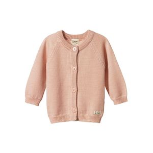 Nature Baby Merino Knit Cardigan (Rose Dust)