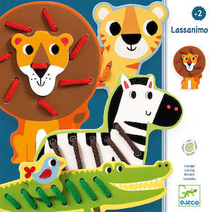 Djeco: Djeco Lassanimo Lacing Cards