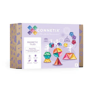 Connetix Tiles: Connetix Tiles 48 Piece Shape Expansion Pack (Pastel)