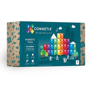 Connetix Tiles: Connetix Tiles 18 Piece Rectangle Pack (Rainbow)