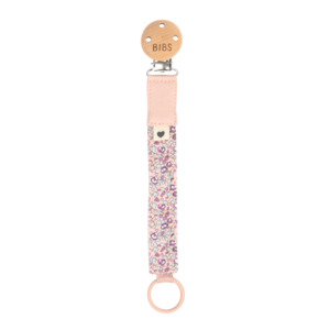 Bibs Dummies: Bibs Liberty Pacifier Clip (Eloise/Blush)