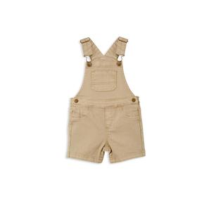 Clothing Toddler Shorts Pants: Milky Baby True Natural Denim Overalls