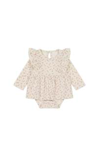 Clothing Toddler Playsuits Rompers: Jamie Kay Organic Cotton Vivienne Playsuit (Emmy Egret)