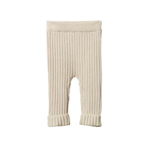 Clothing Baby Bottoms: Nature Baby Cotton Knit Lou Pants (Almond)