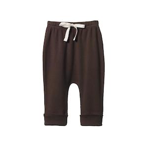 Nature Baby Organic Cotton Drawstring Pants (Pinecone)