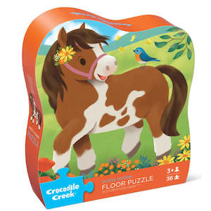 Gift Ideas For Pre Schoolers: Croc Creek 36 Pce Floor Puzzle (Pretty Ponies)