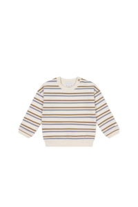 Jamie Kay Organic Cotton Damien Sweatshirt (Hudson Stripe Tiger)