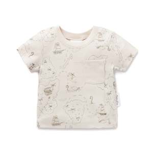Aster Oak: A&O Pirate Map Tee (Crystal Gray)