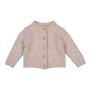 B&B Oakley Knit Cardigan (Taupe) - Boys