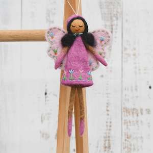 Gift Ideas For Pre Schoolers: Tara Treasures Felt Angel Fairy (Pink Dress)