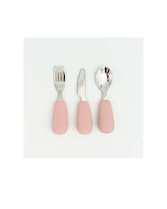 Petite Eats Toddler Cutlery Set (Petal)