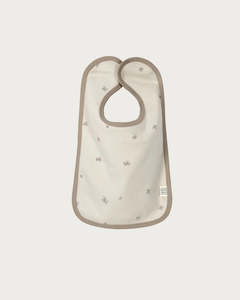 Babu Organic Cotton Bib (Walnut Star)