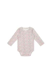 Jamie Kay Organic Cotton L/S Bodysuit (Fifi Mini Slightly Pink)