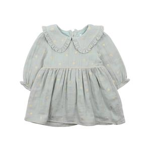 Bebe Olive Foil Print Dress