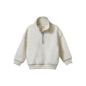 Nature Baby Organic Cotton Camper Sweatshirt (Light Grey Marl)
