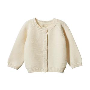 Clothing Baby Jumpers Sweats: Nature Baby Pepi Cardigan (Natural)