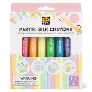 Tiger Tribe Pastel Silk Crayons (6pc)