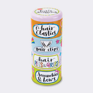 Stackable Tins (Hair Accessories)