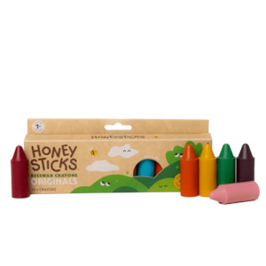 Honey Sticks: Honey Sticks Beeswax Crayons Originals (10pk)