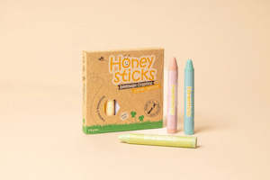 Honey Sticks Beeswax Crayons Jumbos (Pastel)