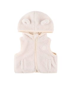 Clothing Boys Jumpers Sweats: KYND Baby Sherpa Vest (Oat) - Boys