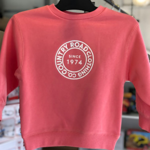 Country Road Oversized Circle Logo Sweat (Strawberry)