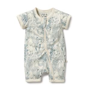 W&F Organic Boyleg Zipsuit (Hello Friends)