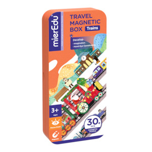 Mier Edu Travel Magnetic Puzzle (Trains)