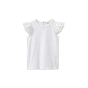 Milky Kids: Milky White Broderie Frill Tee