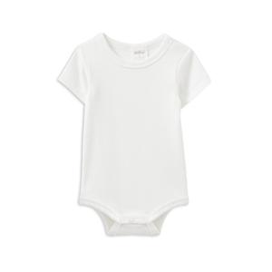 Milky Baby White Rib Bubbysuit