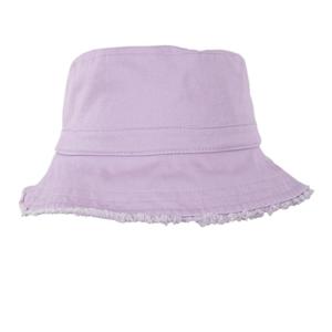 Acorn Frayed Bucket Sun Hat (Lavender)