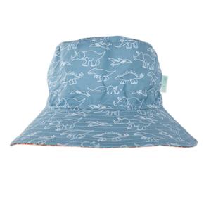 Acorn Wide Brim Bucket Sun Hat (Sketch-a-Saurus)