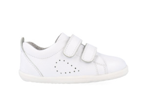 Bobux Step Up Grass Court Trainer (Optical White)
