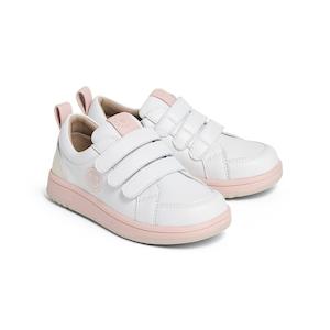 Sneakers: Pretty Brave Child Happy Trainer (White/Blush)