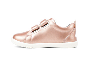 Bobux I Walk Grass Court Trainer (Rose Gold)