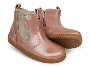 Footwear Styles: Bobux I Walk Jodhpur Boot (Rose Gold)