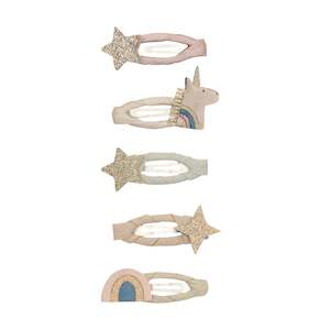 Unicorn: Mimi & Lula Celeste Unicorn Mini Clic Clac Clips Set